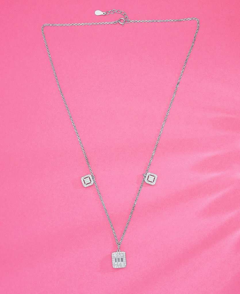 Square Symmetry Chain Pendant