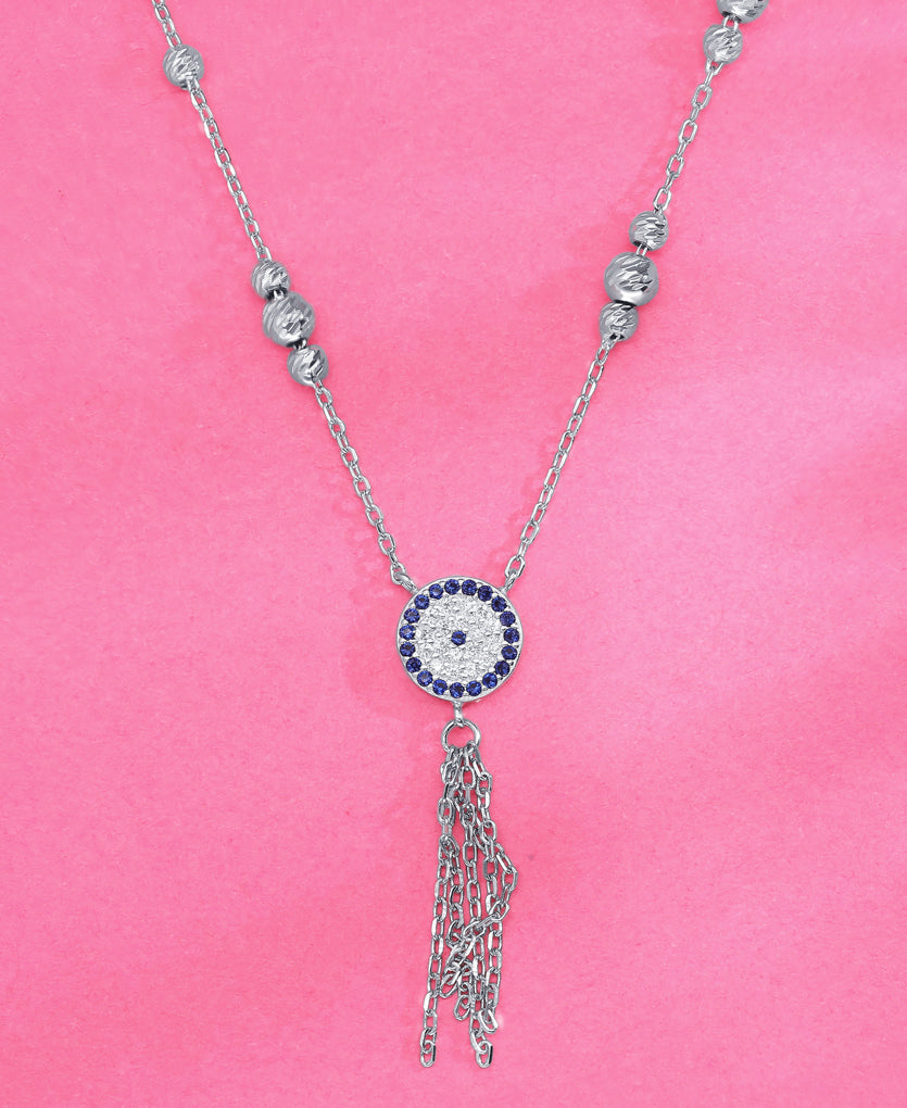 Ocular Charm Lariate Necklace