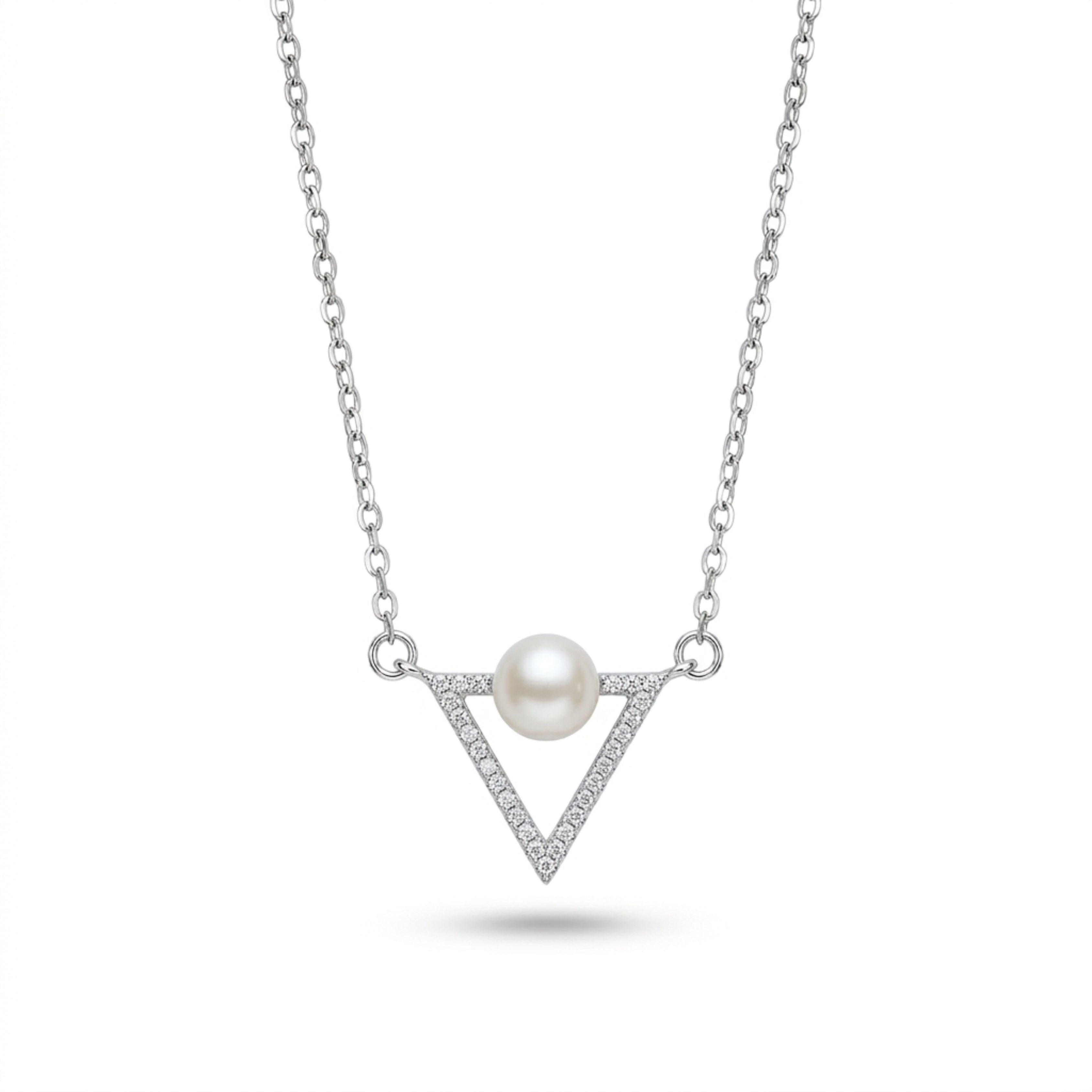 Geometric Glow Jewelry Chain Pendant