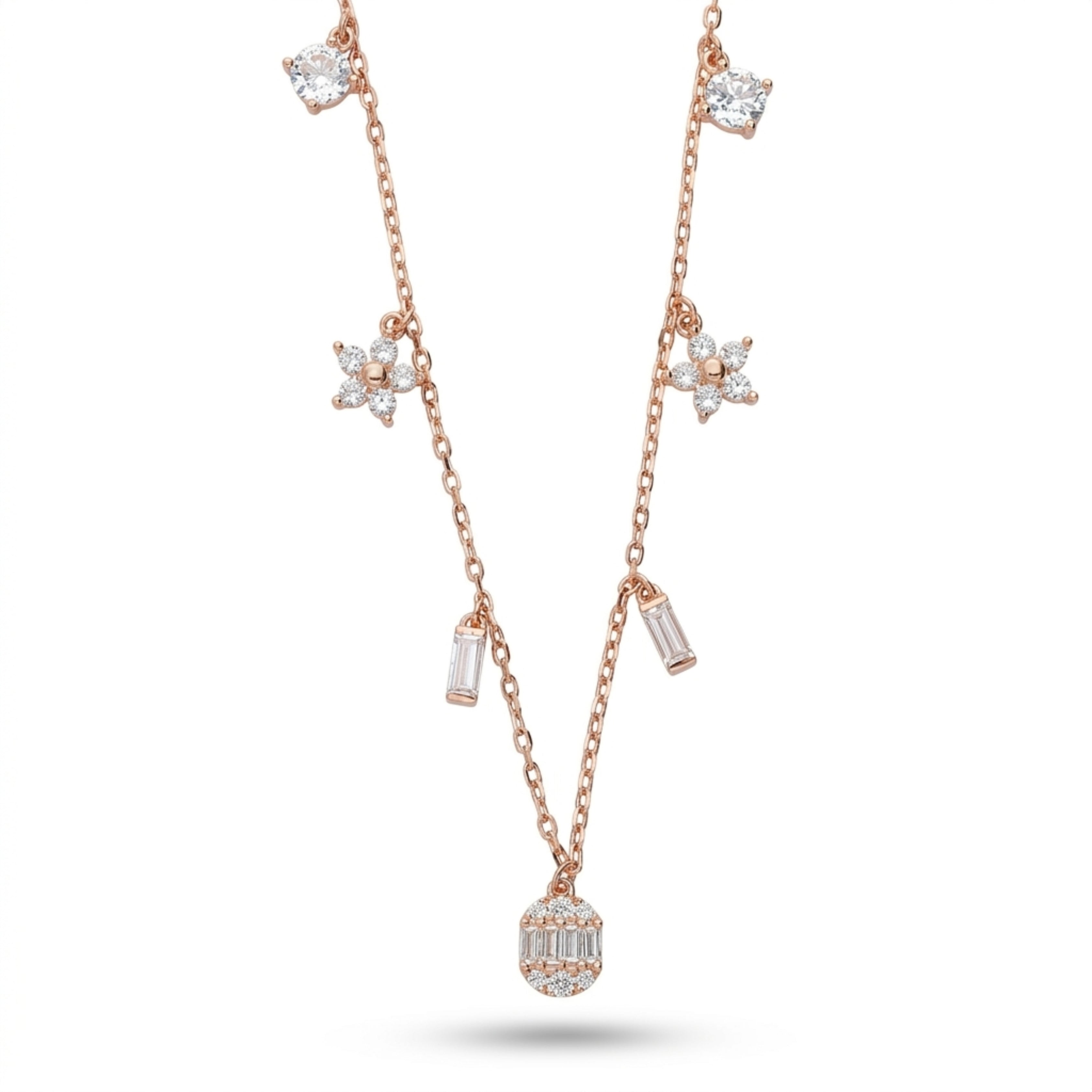 Stardust Serenity Charm Necklace