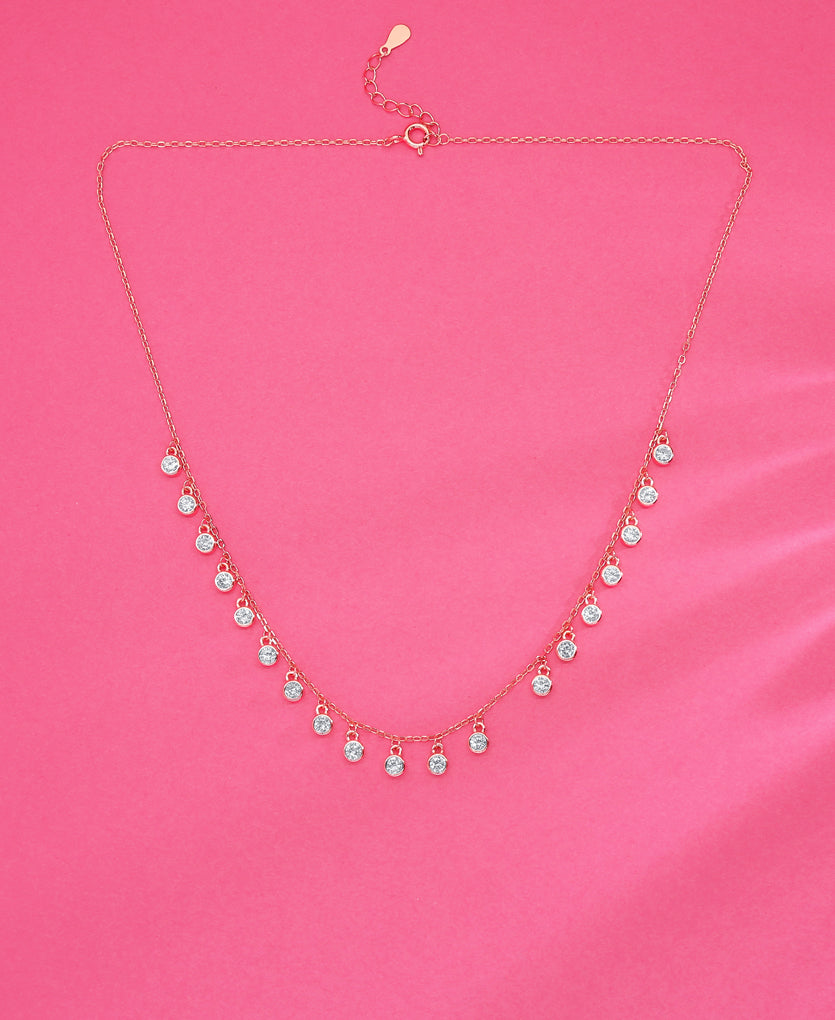 Stylish Token Charm Necklace