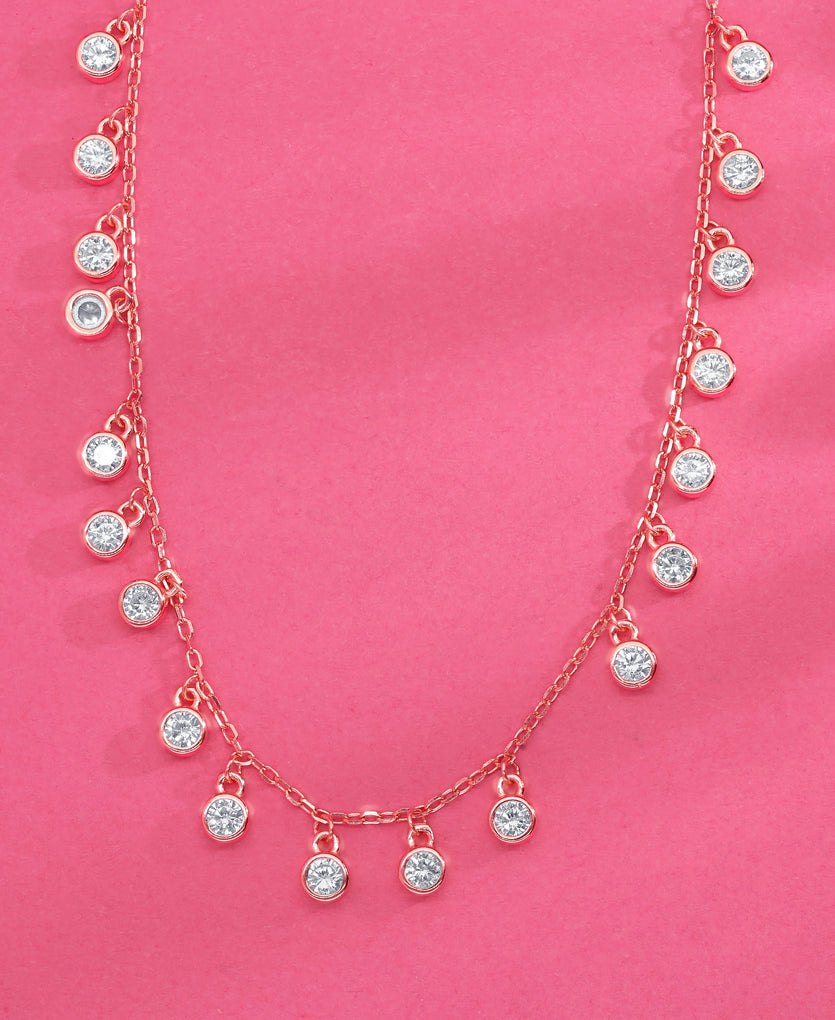 Stylish Token Charm Necklace