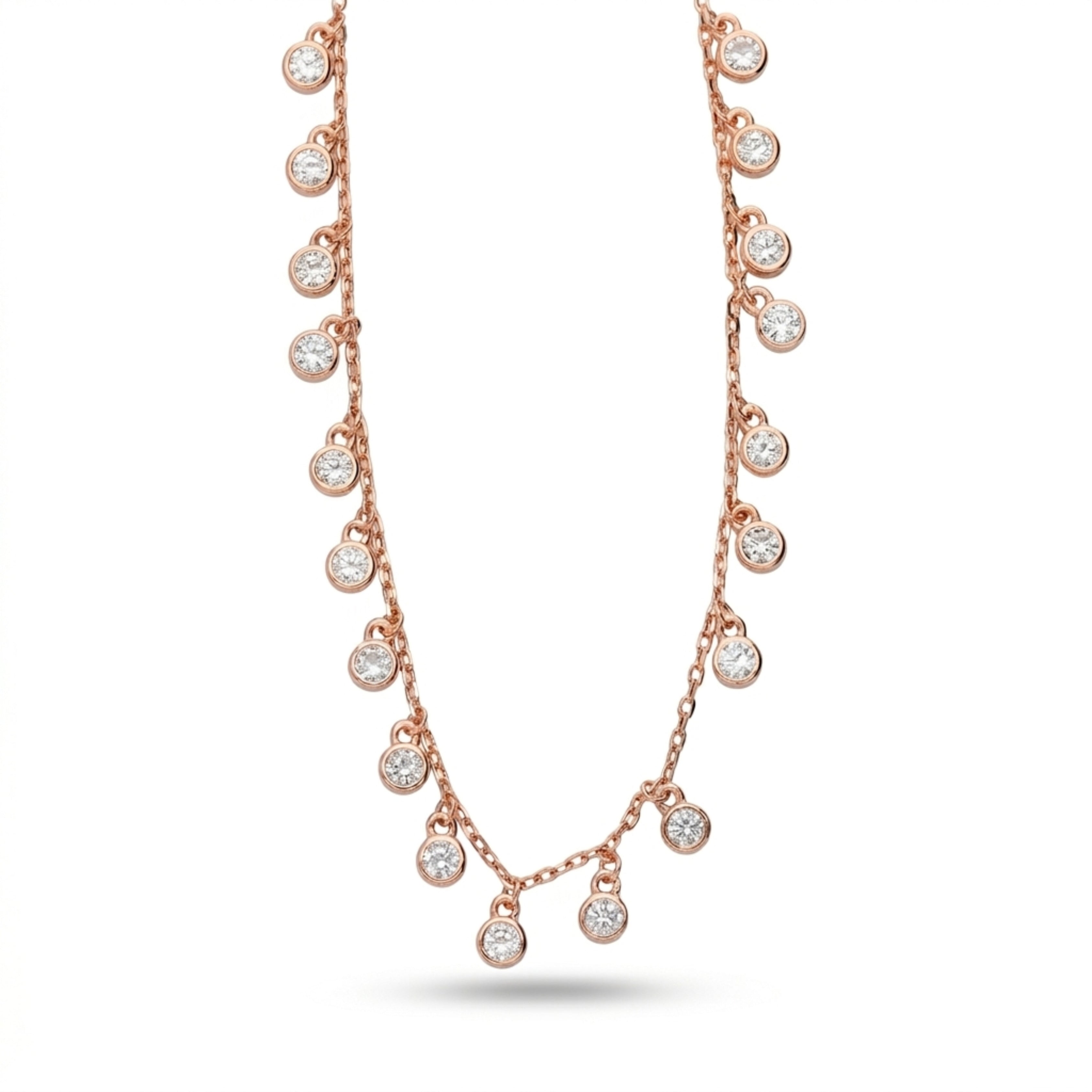 Stylish Token Charm Necklace