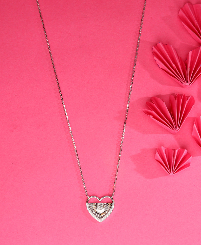 Dazzling Heartbeat Chain With Pendant