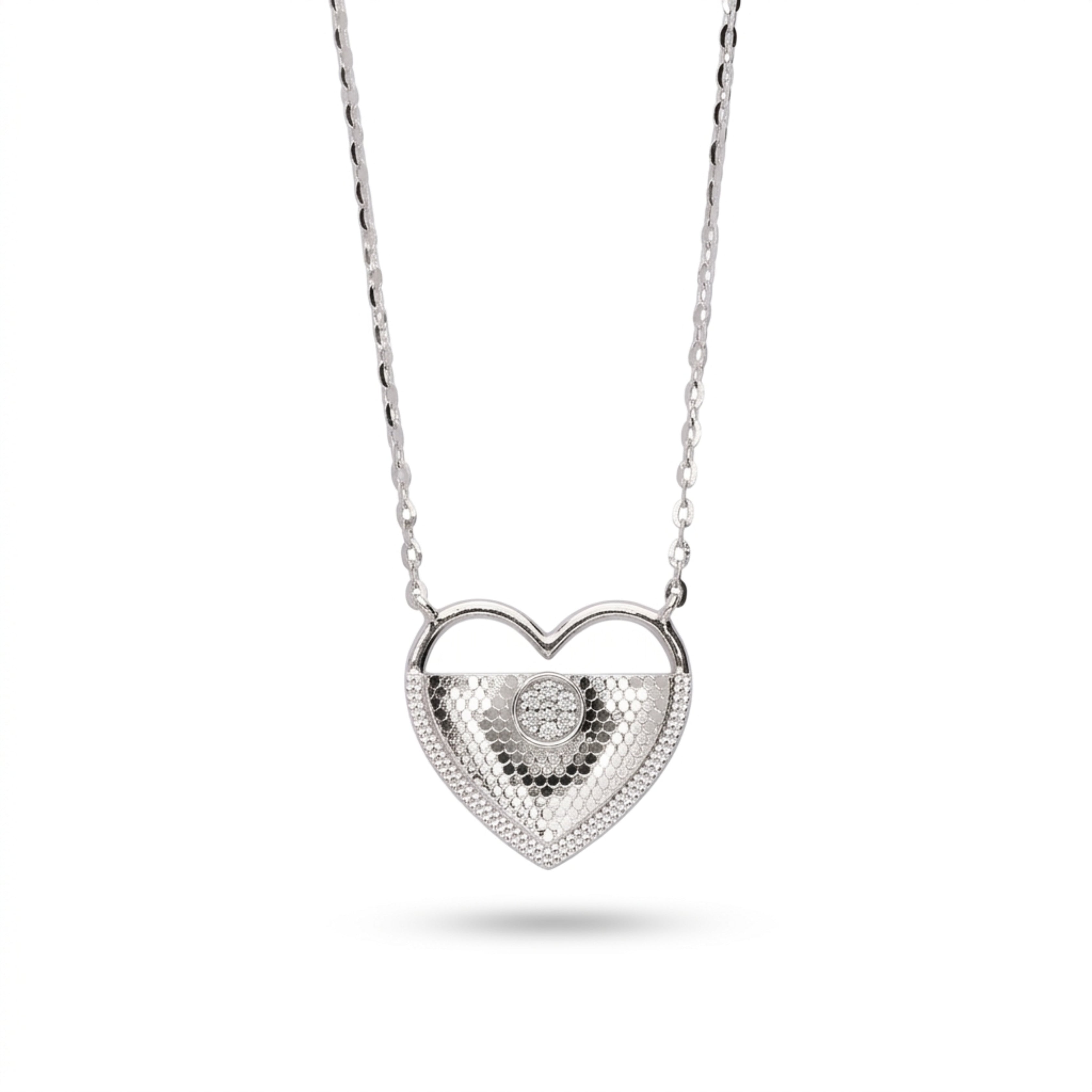 Dazzling Heartbeat Chain With Pendant