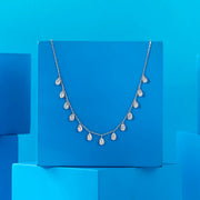 Crystal Muse Silver Modern Necklace