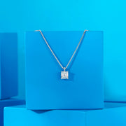 Pure Crystal Silver Modern Necklace