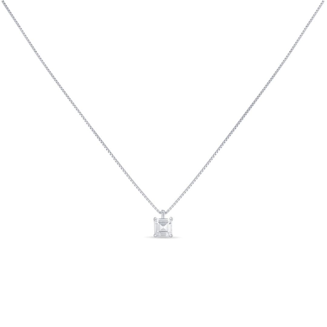 Pure Crystal Silver Modern Necklace
