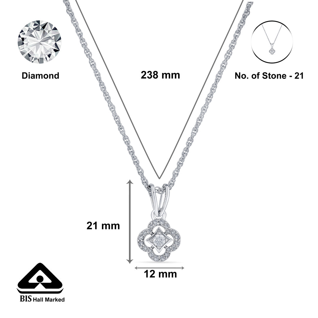 Nova Elegance Silver Modern Necklace