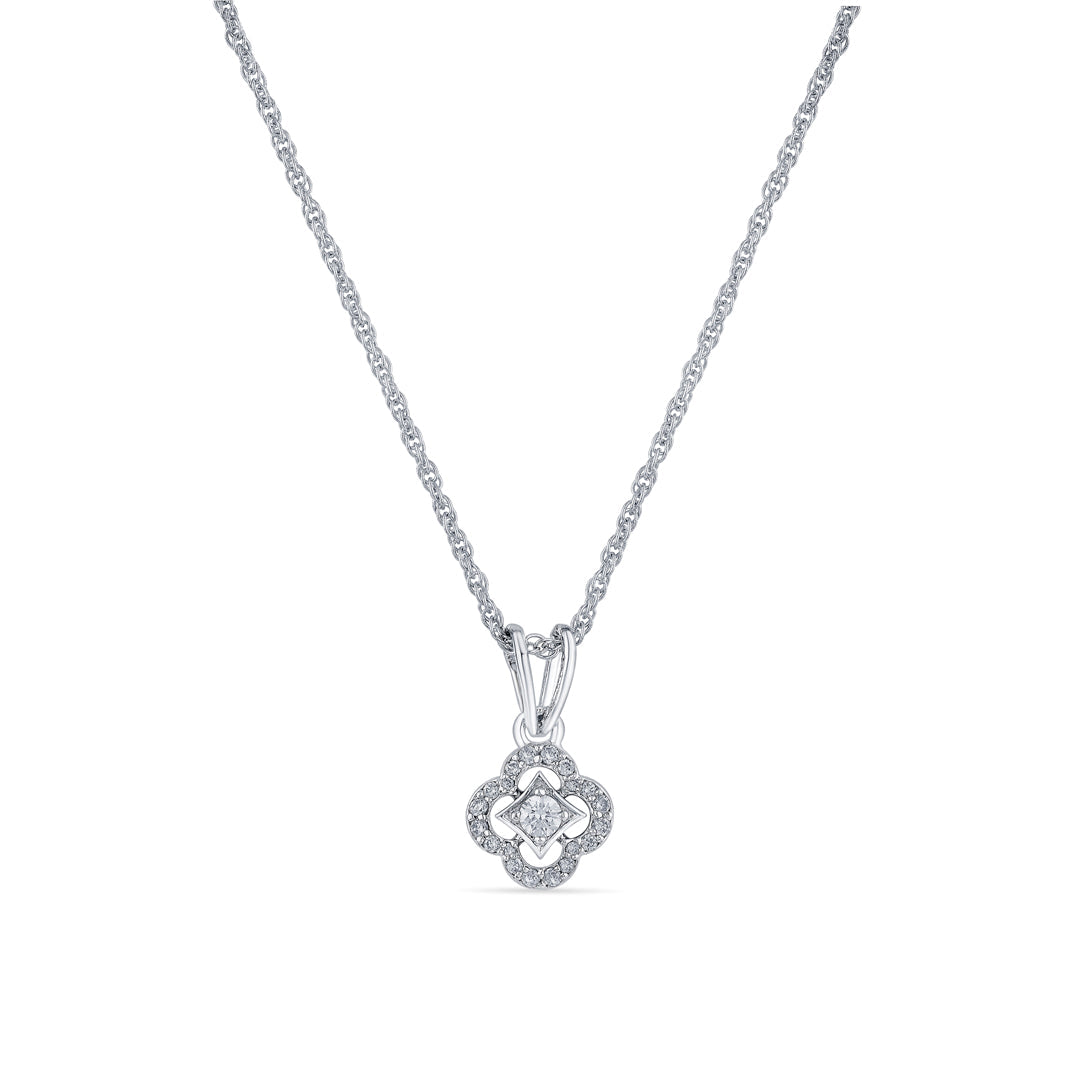 Nova Elegance Silver Modern Necklace
