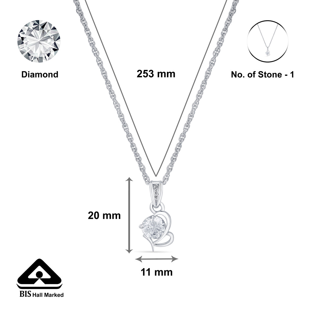 Twilight Shine Silver Modern Necklace