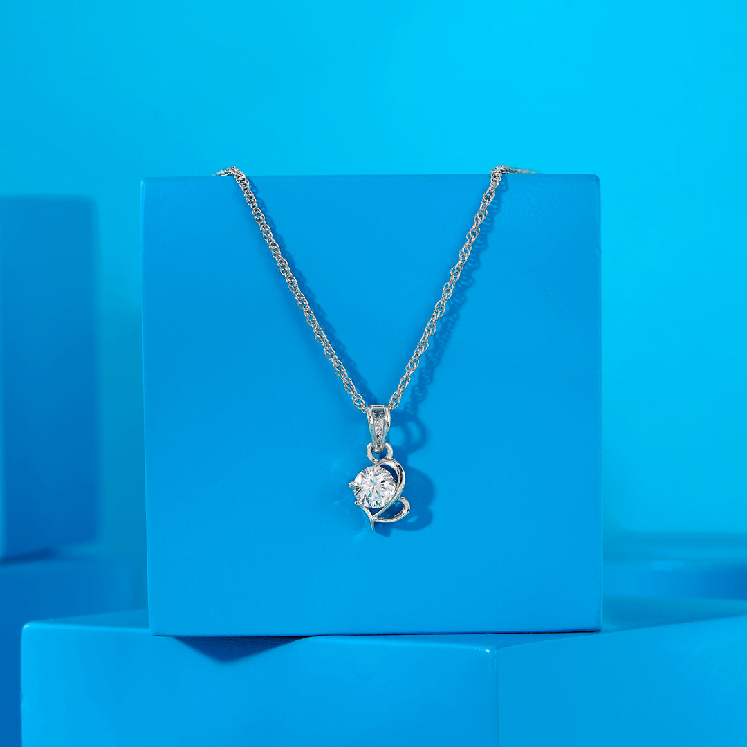 Twilight Shine Silver Modern Necklace