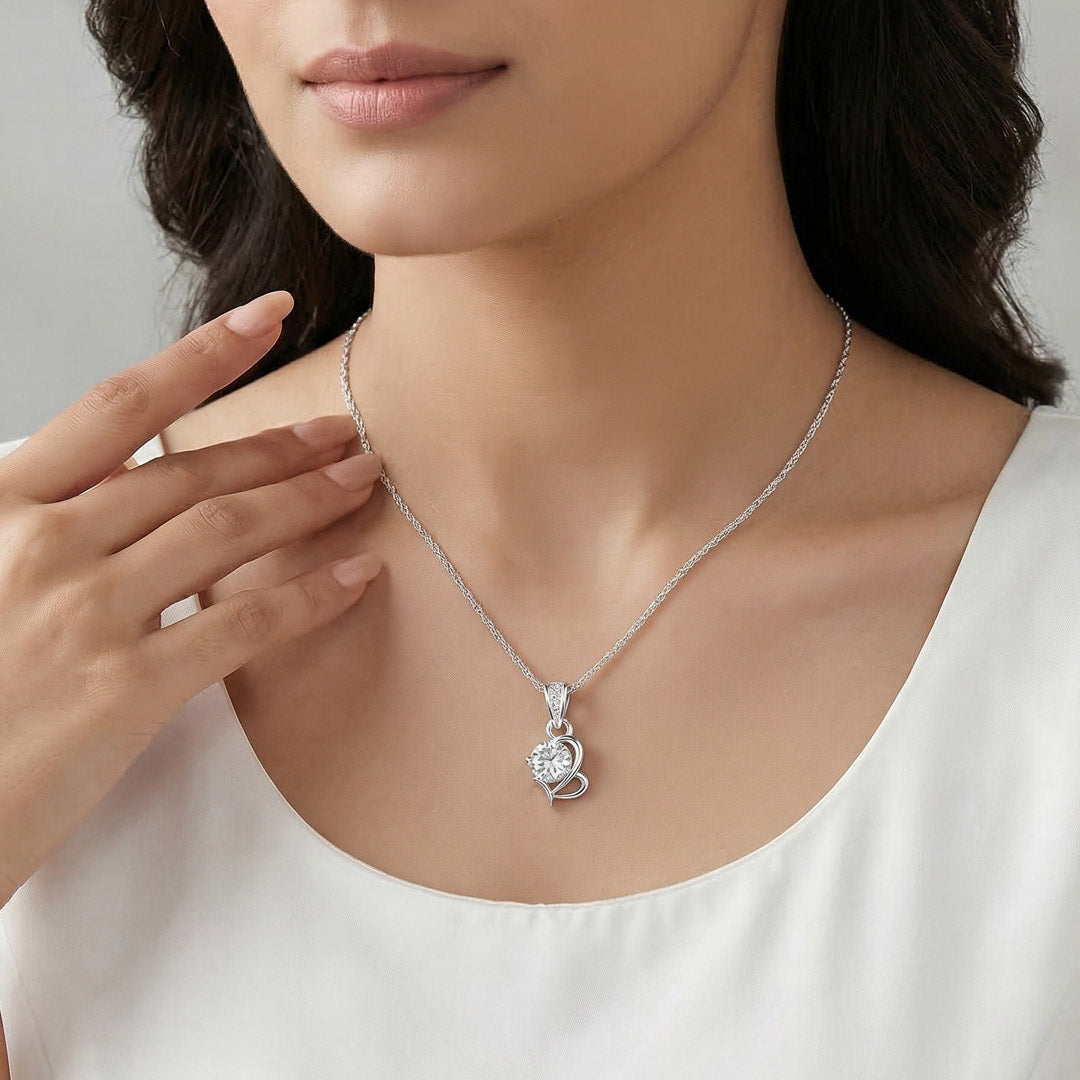 Twilight Shine Silver Modern Necklace