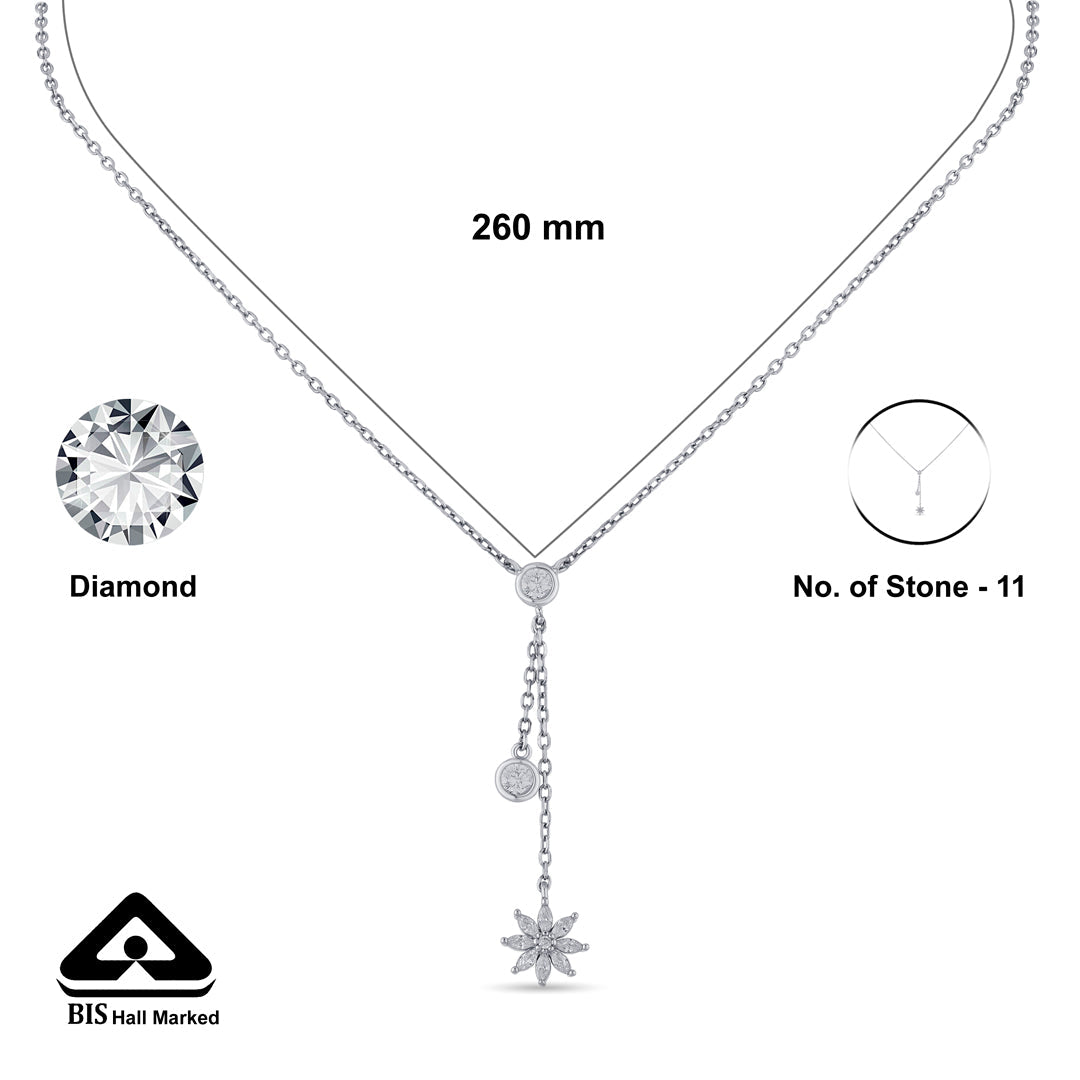 Floret Starfall Silver Necklace Set