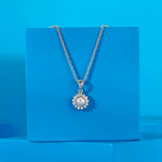 Pearl Star Silver Modern Necklace