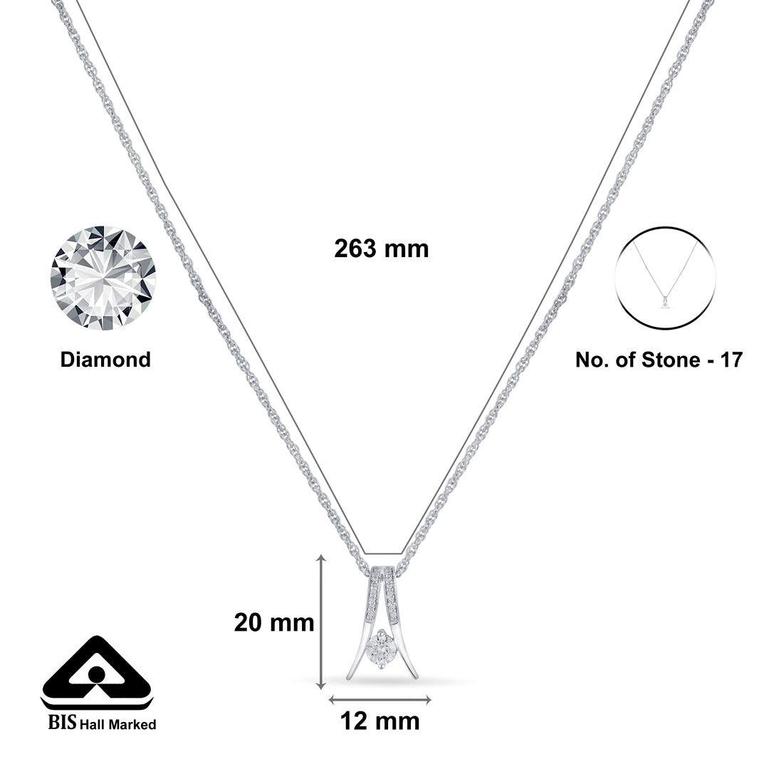 Imperial Shine Silver Necklace Set
