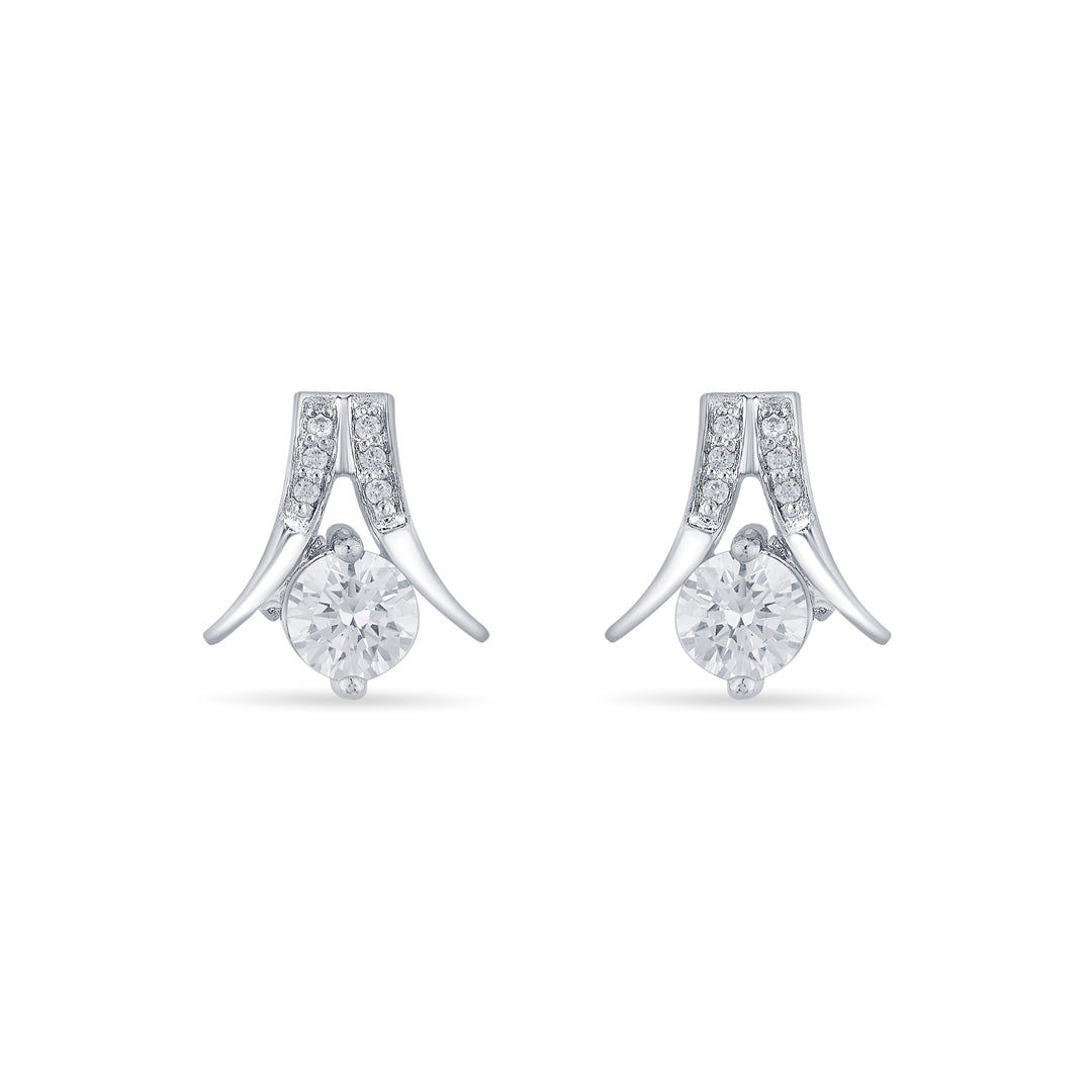 Imperial Shine Silver Necklace Set