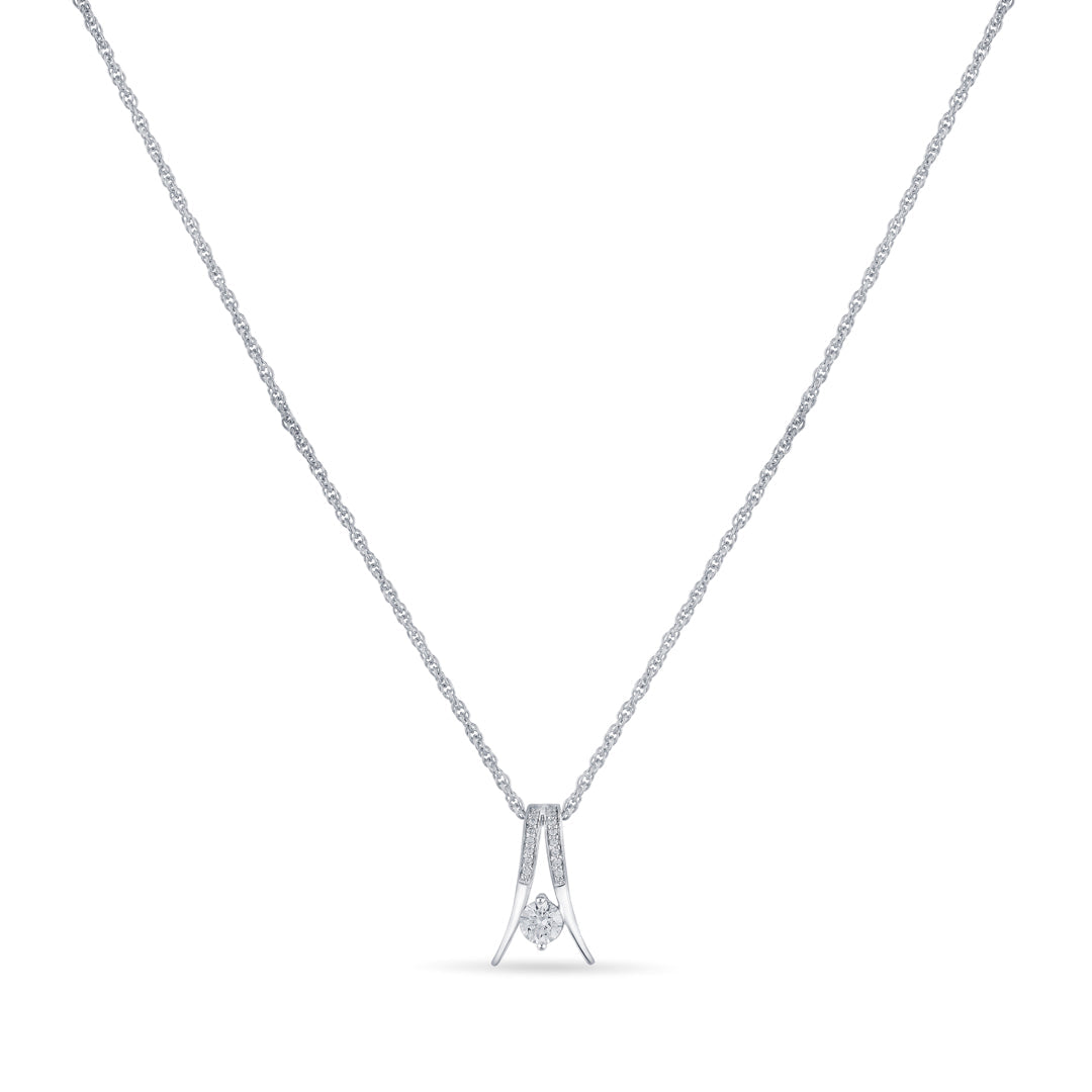 Imperial Shine Silver Necklace Set