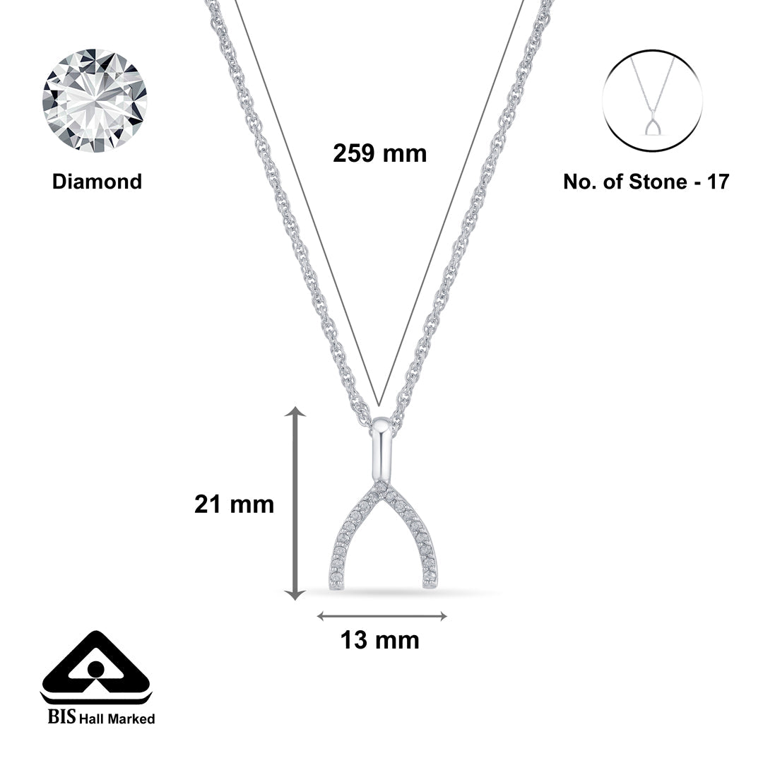 Radiant Veil Silver Modern Necklace