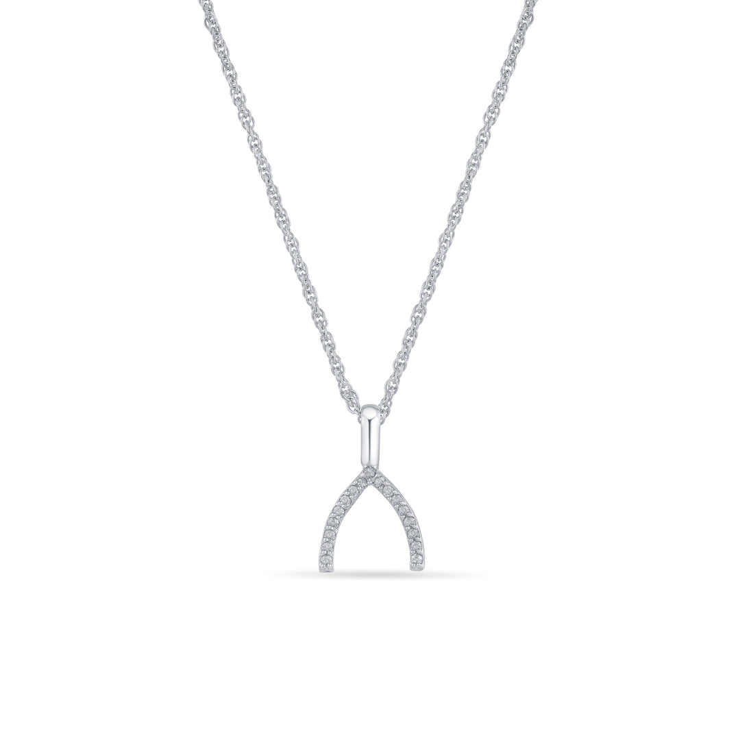 Radiant Veil Silver Modern Necklace