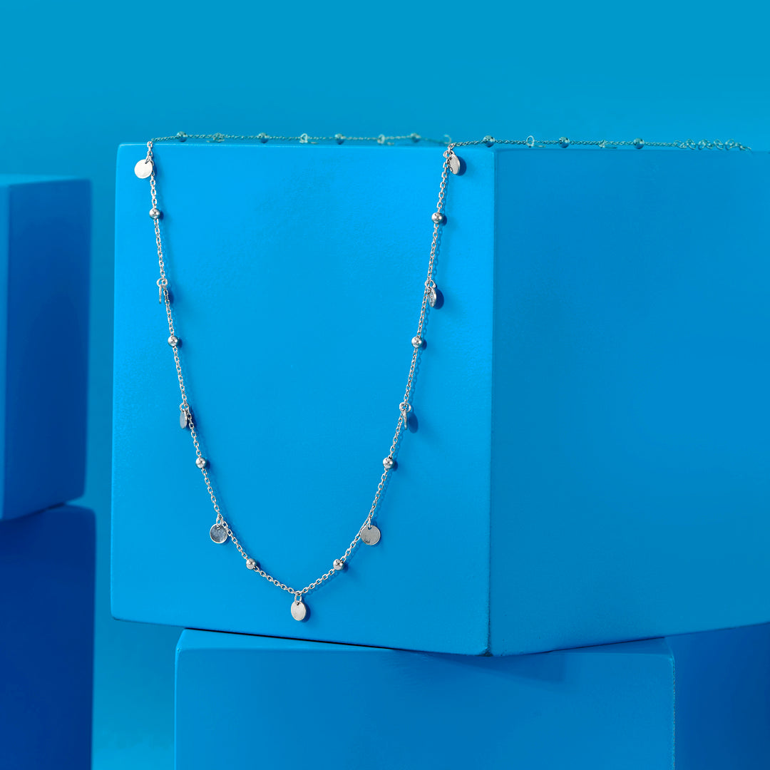 Pure Arc Silver Modern Necklace