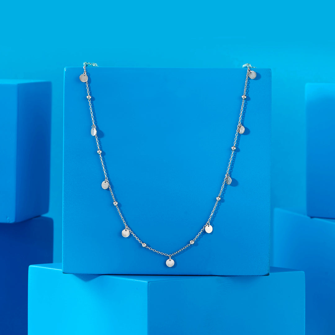 Pure Arc Silver Modern Necklace