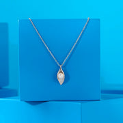 Pearl Form Silver Modern Necklace