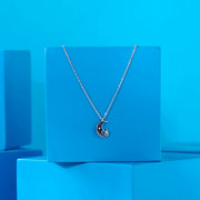 MoonStar Silver Charm Necklace