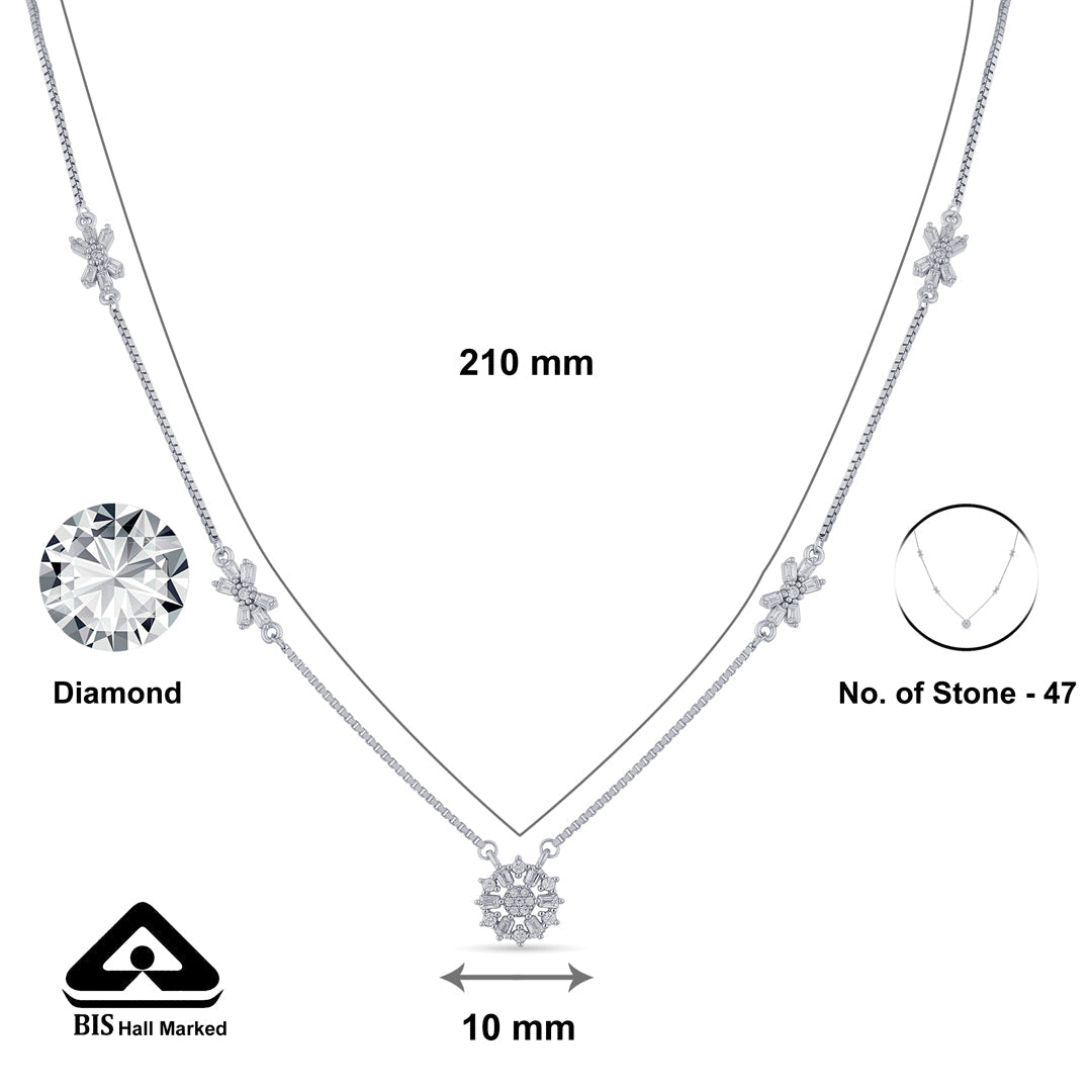 Frost Royale Silver Necklace Set