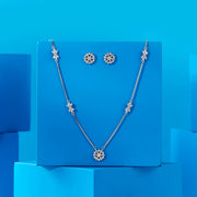Frost Royale Silver Necklace Set