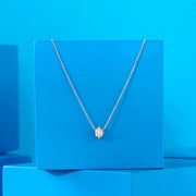 Chic Loop Silver Modern Necklace