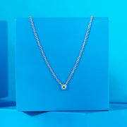 Nazar Amulet Silver Charm Necklace