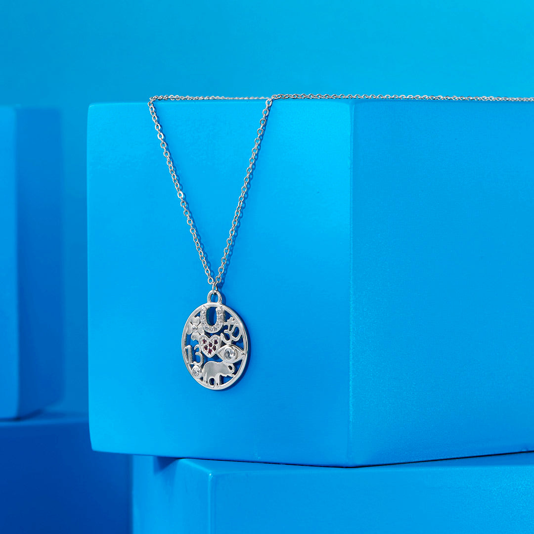 All Inclusive Silver Modern Necklace
