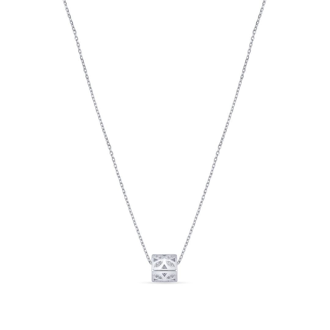 Urban Elegance Silver Modern Necklace