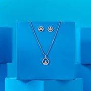 Hexa Charm Silver Pendant