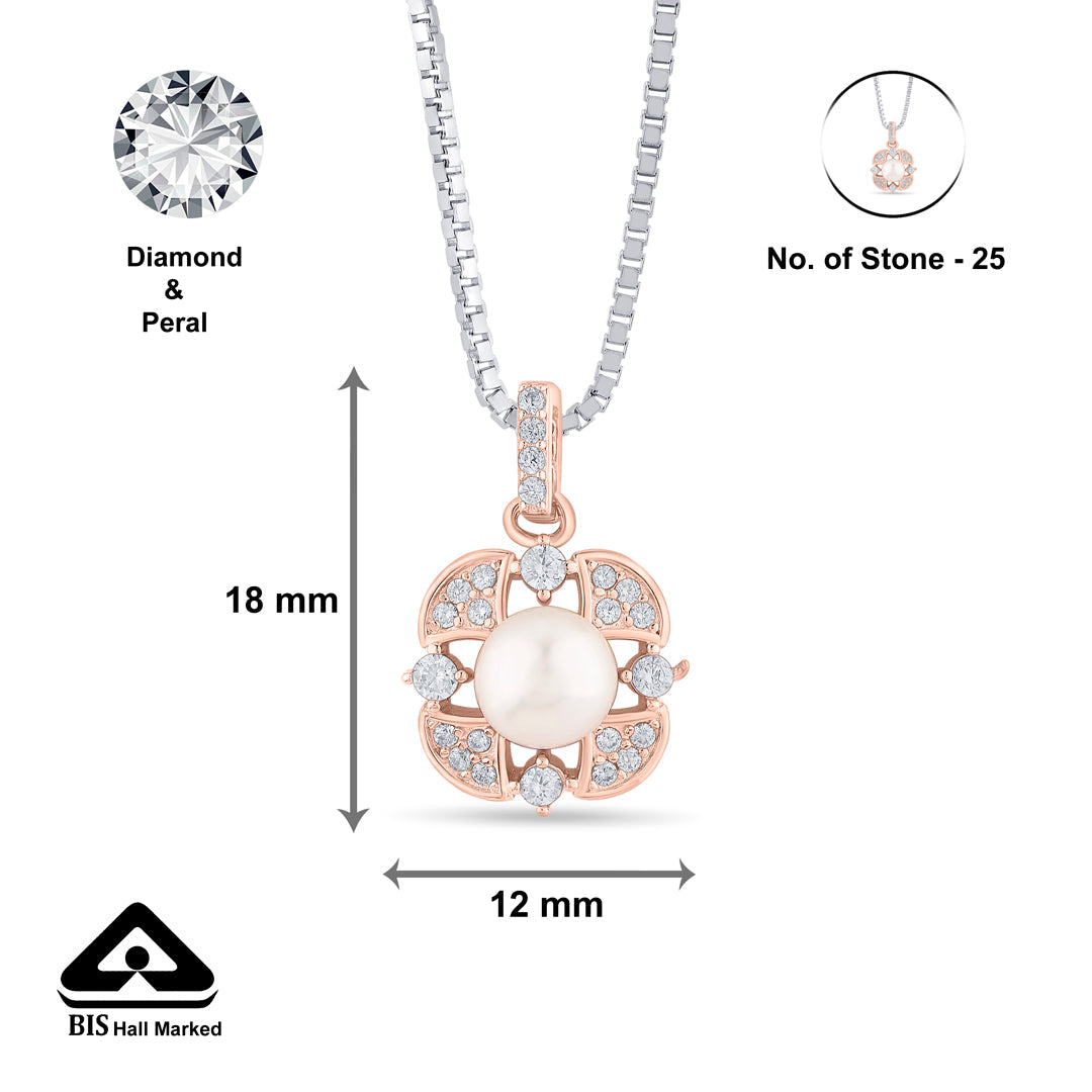 Pearl Nova Silver Pendant