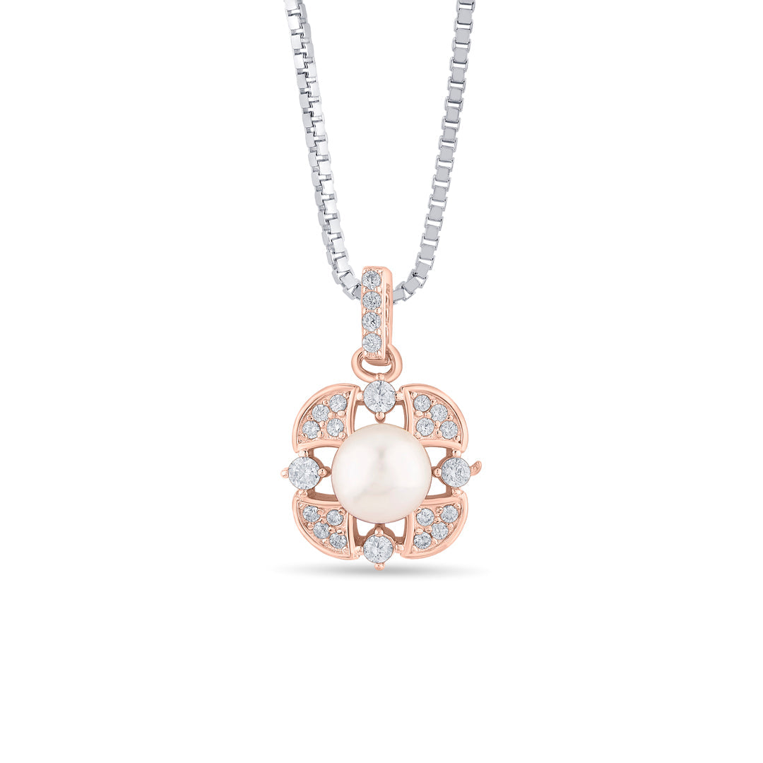 Pearl Nova Silver Pendant