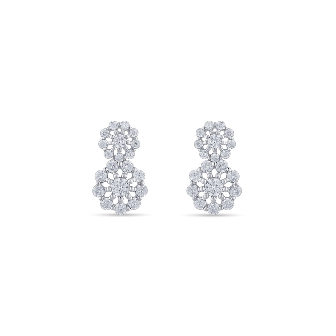TriFlora Shine Silver Pendant