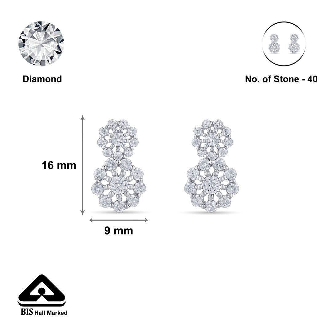 TriFlora Shine Silver Pendant