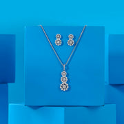 TriFlora Shine Silver Pendant