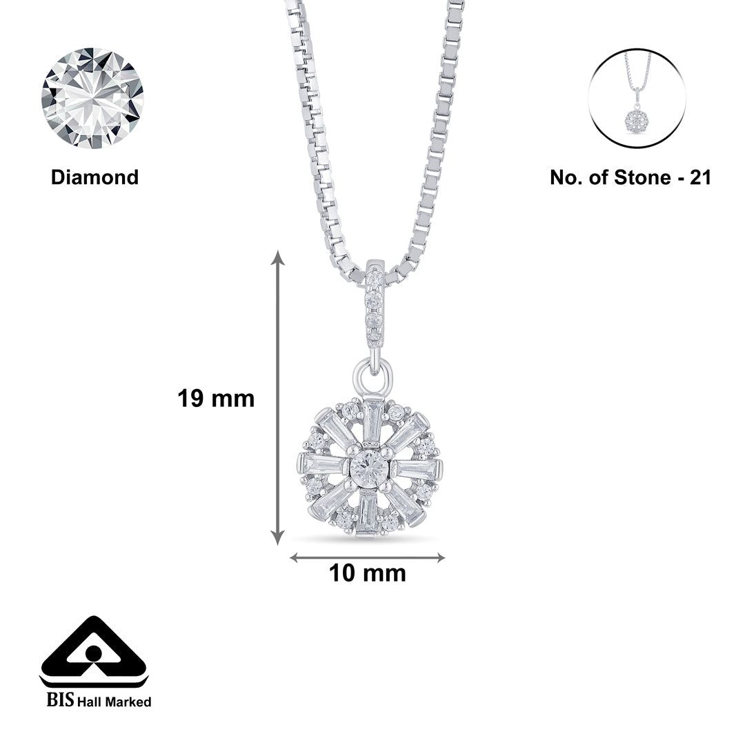 Celestia Glow Silver Pendant