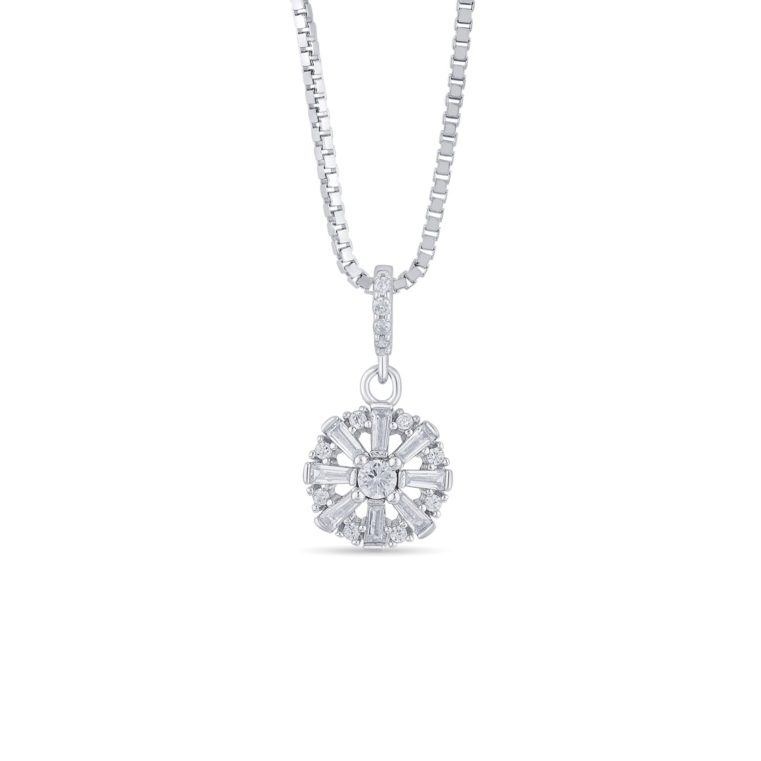 Celestia Glow Silver Pendant