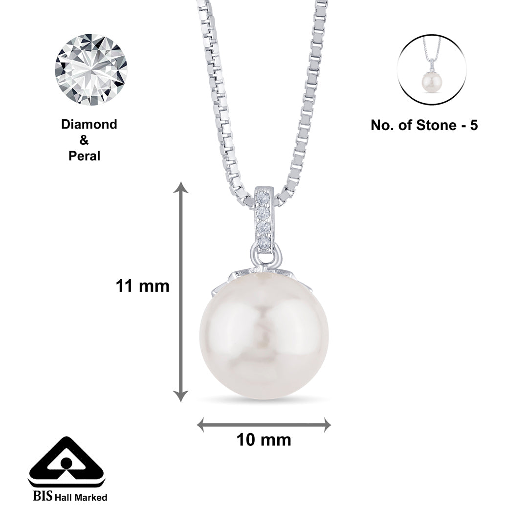 Pearl Luxe Silver Pendant