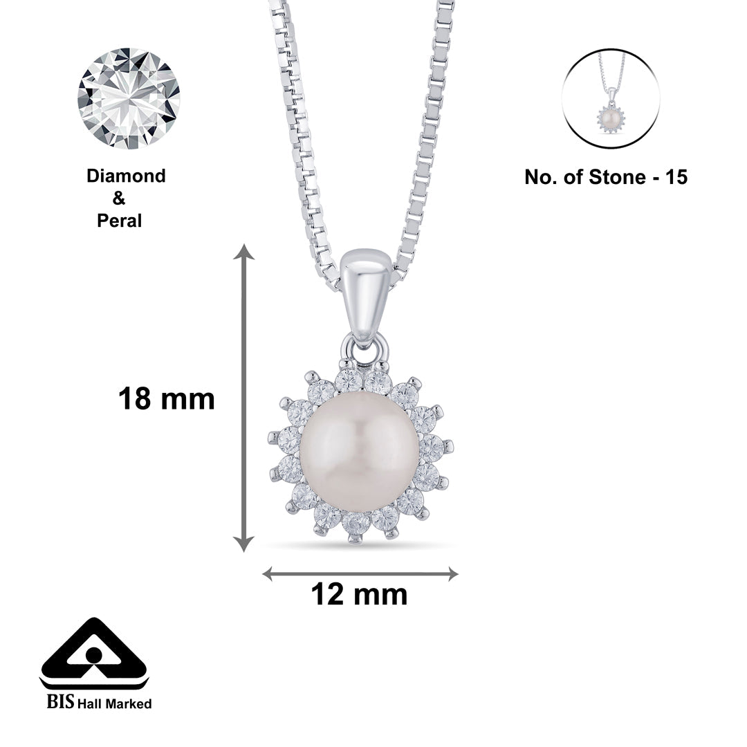 Pearl Vibe Silver Pendant
