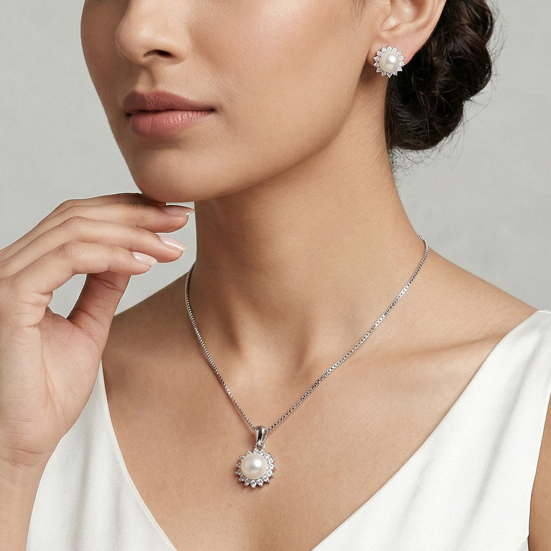 Pearl Vibe Silver Pendant
