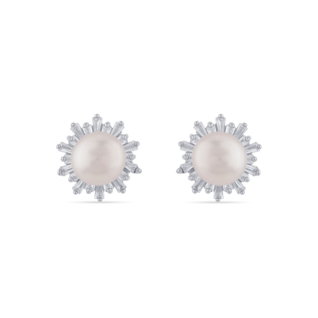 Pearl Glint Silver Pendant