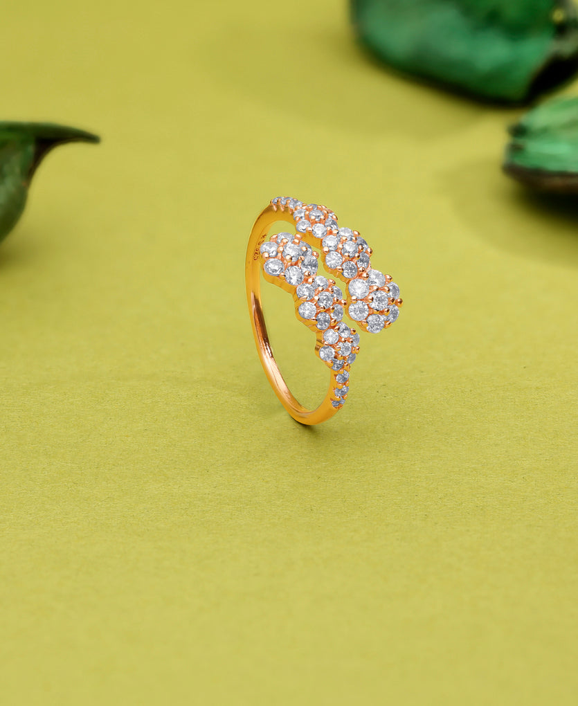 Subtle Motif Silver Ring