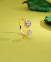 Subtle Glint Silver Ring