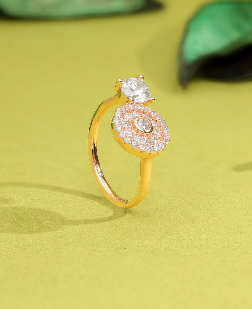 Subtle Beam Silver Ring