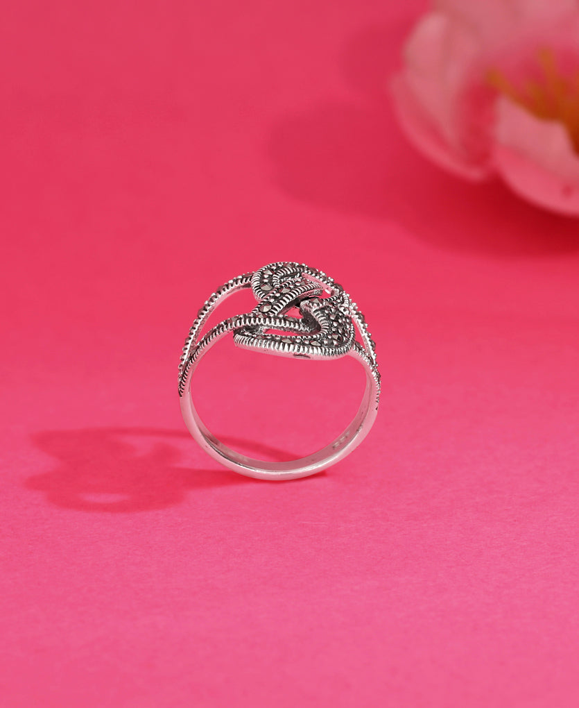 Tiny Twilight Silver Ring